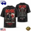 ACDC PWR UP Tour Canada 2026 Rock N Roll Never Dies Vintage T Shirt, Viral 3D Music Tee