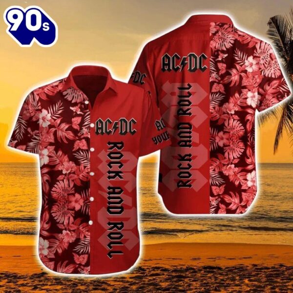 ACDC Red Rock and Roll Hawaiian Shirt