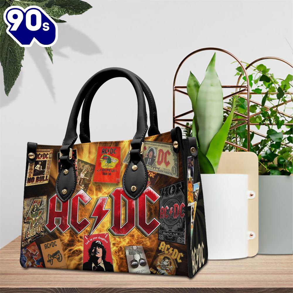 ACDC Rock Band Summer Leather HandBag Gift For Christmas ACDC Rock Band Summer Leather HandBag Gift For Christmas