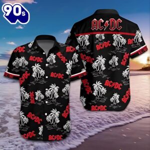 ACDC Thunderstruck Tropics Hawaiian Shirt