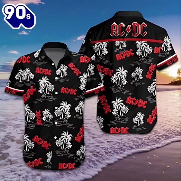 ACDC Thunderstruck Tropics Hawaiian Shirt