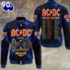 ACDC Tour 2024 PWR Up Varsity Jacket Gift Xmas