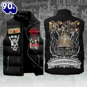 ACDC Tour 2024 Sleeveless Jacket – Music Sleeveless Down Jacket