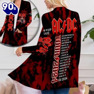 ACDC Women’s Patch Pocket Cardigan Gift Christmas