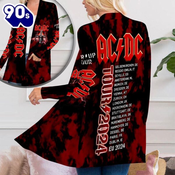 ACDC Women’s Patch Pocket Cardigan Gift Christmas
