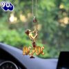 ACDC x Angus Young Custom Shape 1-sided Acrylic Car Ornament  Christmas Day