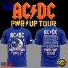 ACDC x New York Giants POWER UP TOUR 2026 Newest T Shirt, Viral 3D Music Tee