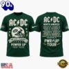 ACDC x New York Jets POWER UP TOUR 2026 T Shirt, Sport Trend 3D Shirt