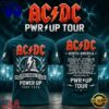 ACDC x Philadelphia Eagles POWER UP TOUR 2026 T Shirt, Sport Trend 3D Shirt