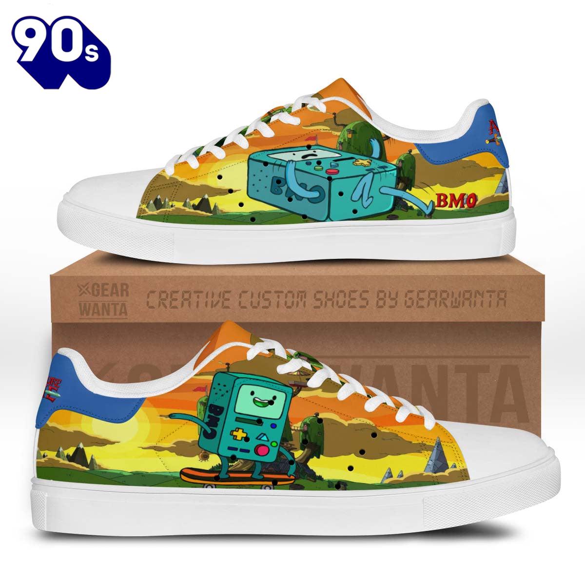 Adventure Time Bmo Stan Shoes Gift For Your Kid Adventure Time Bmo Stan Shoes Gift For Your Kid
