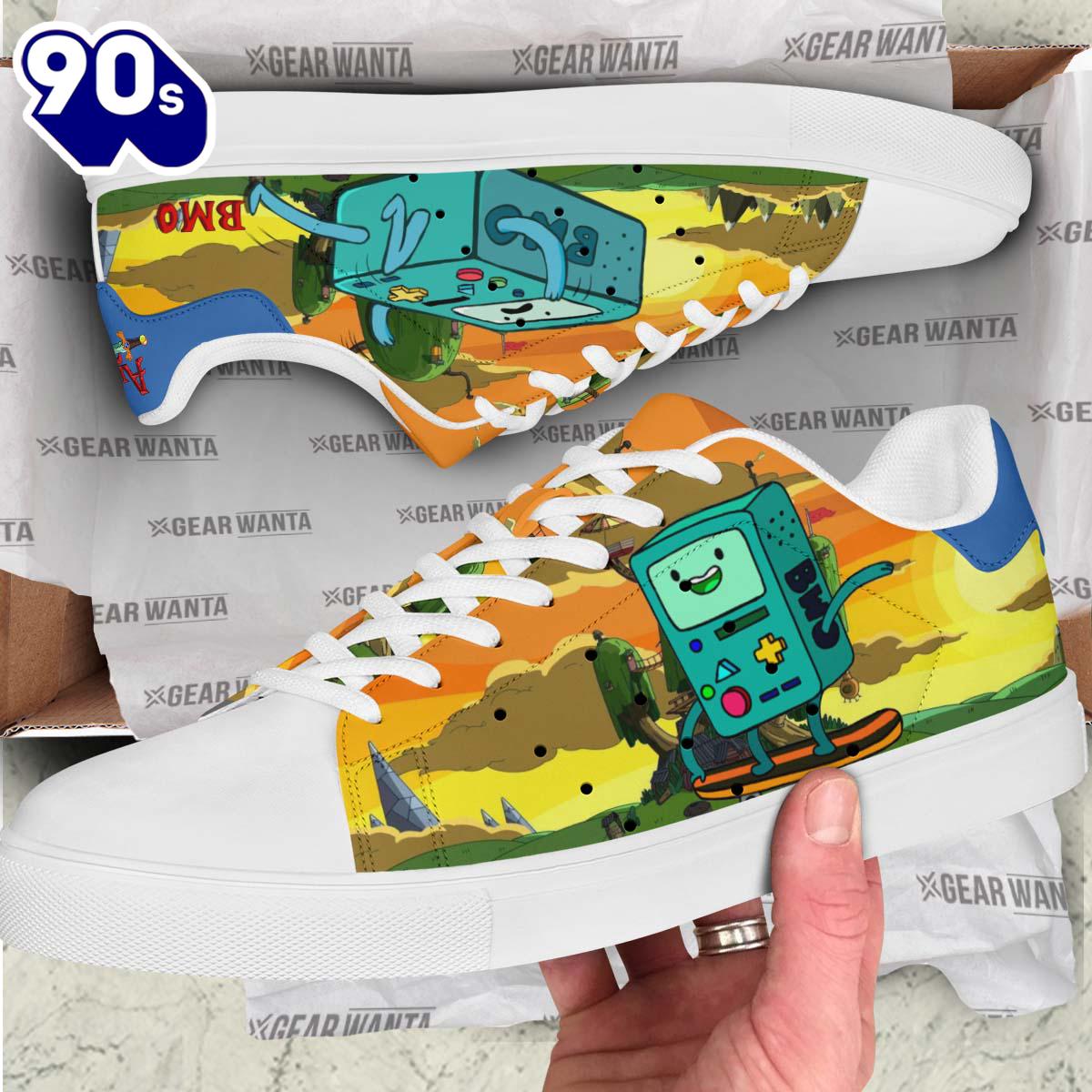 Adventure Time Bmo Stan Shoes Gift For Your Kid Adventure Time Bmo Stan Shoes Gift For Your Kid