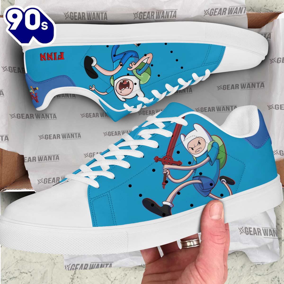 Adventure Time Finn Stan Shoes Gift For Your Kid Adventure Time Finn Stan Shoes Gift For Your Kid