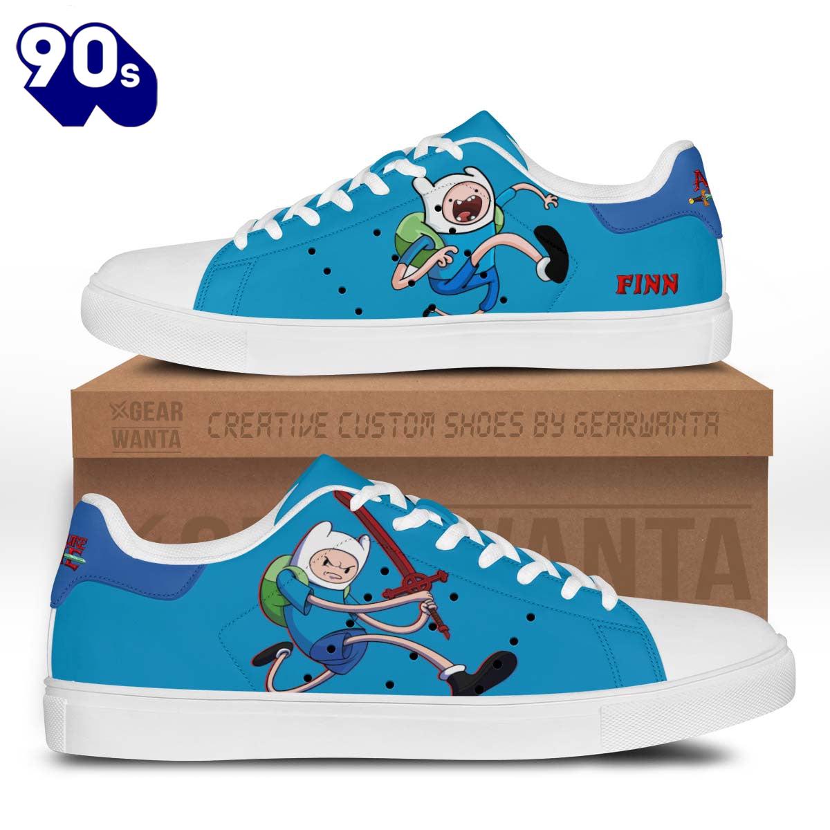 Adventure Time Finn Stan Shoes Gift For Your Kid Adventure Time Finn Stan Shoes Gift For Your Kid