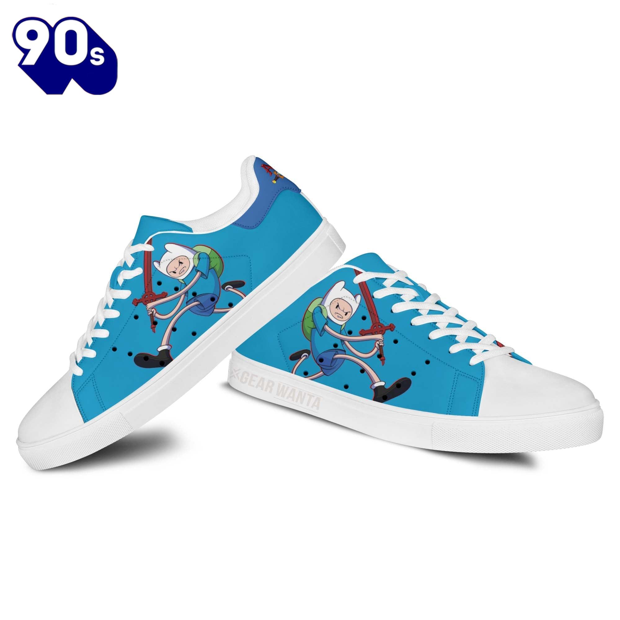 Adventure Time Finn Stan Shoes Gift For Your Kid Adventure Time Finn Stan Shoes Gift For Your Kid