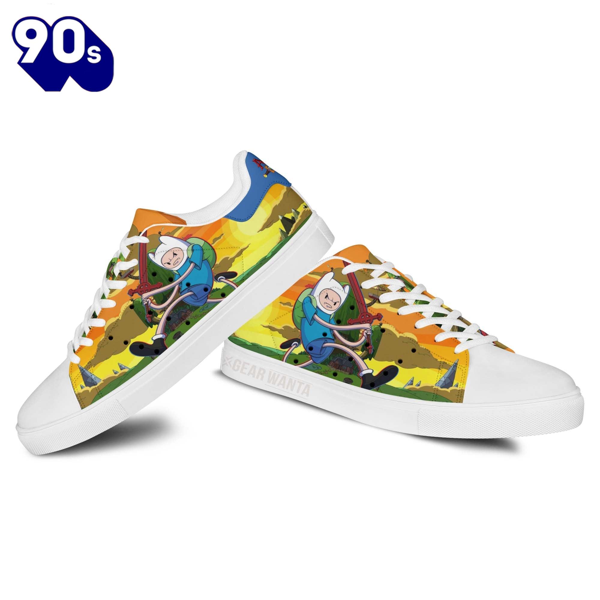 Adventure Time Finn Stan Smith Shoes Gift For Your Kid Adventure Time Finn Stan Smith Shoes Gift For Your Kid