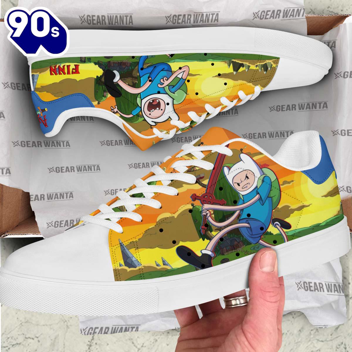 Adventure Time Finn Stan Smith Shoes Gift For Your Kid Adventure Time Finn Stan Smith Shoes Gift For Your Kid