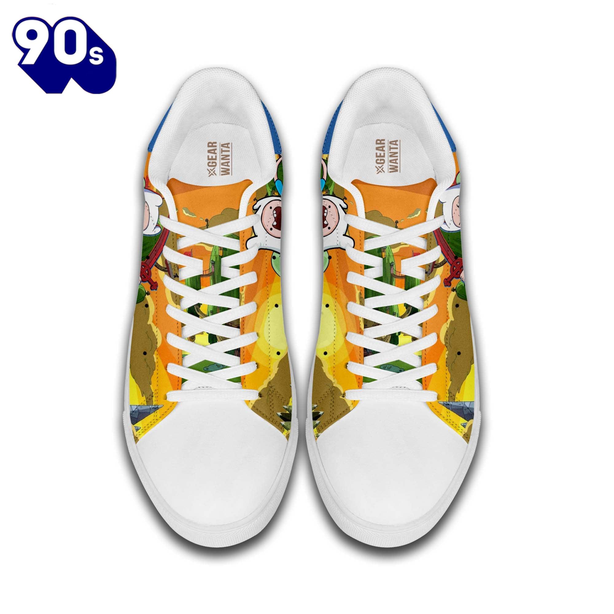Adventure Time Finn Stan Smith Shoes Gift For Your Kid Adventure Time Finn Stan Smith Shoes Gift For Your Kid