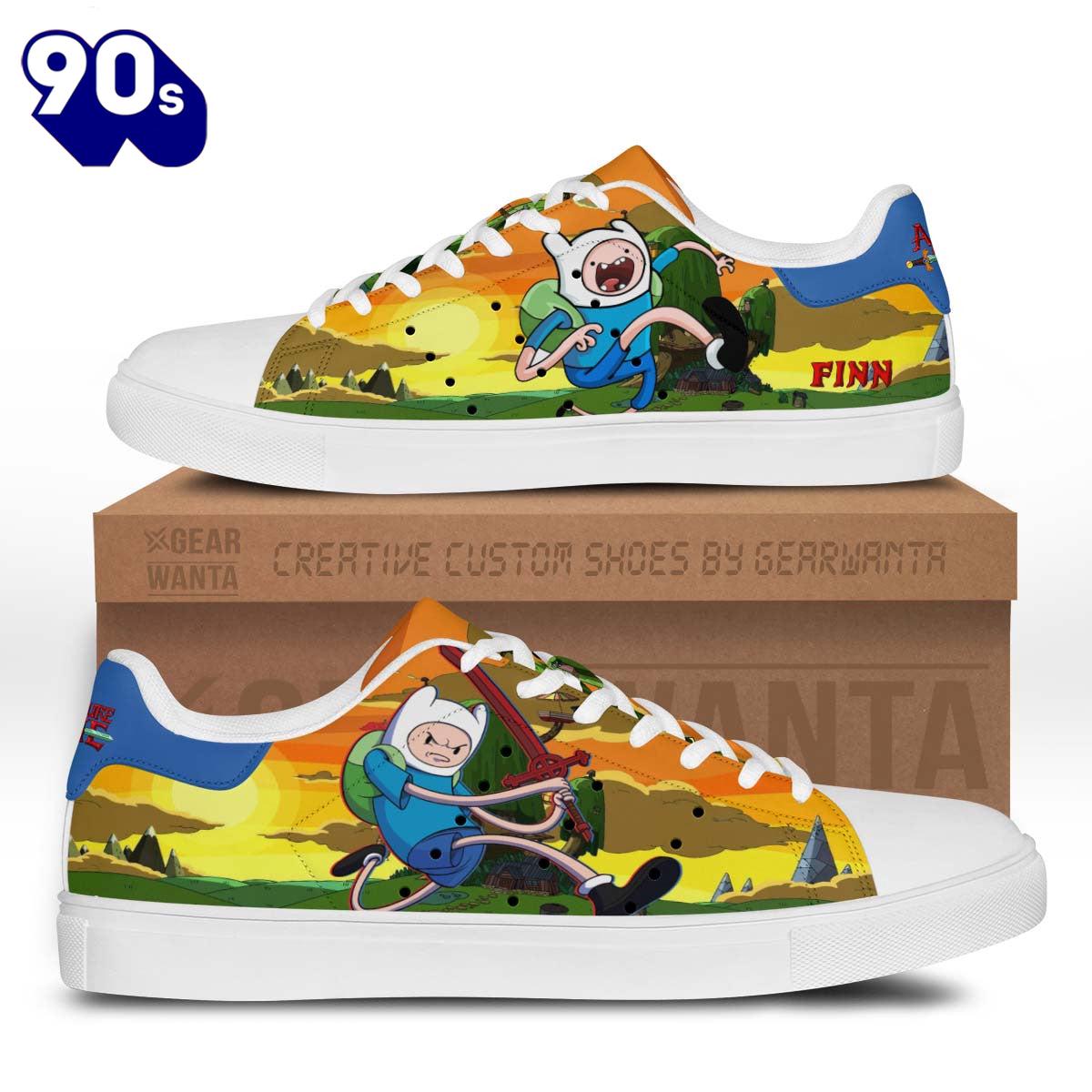 Adventure Time Finn Stan Smith Shoes Gift For Your Kid Adventure Time Finn Stan Smith Shoes Gift For Your Kid