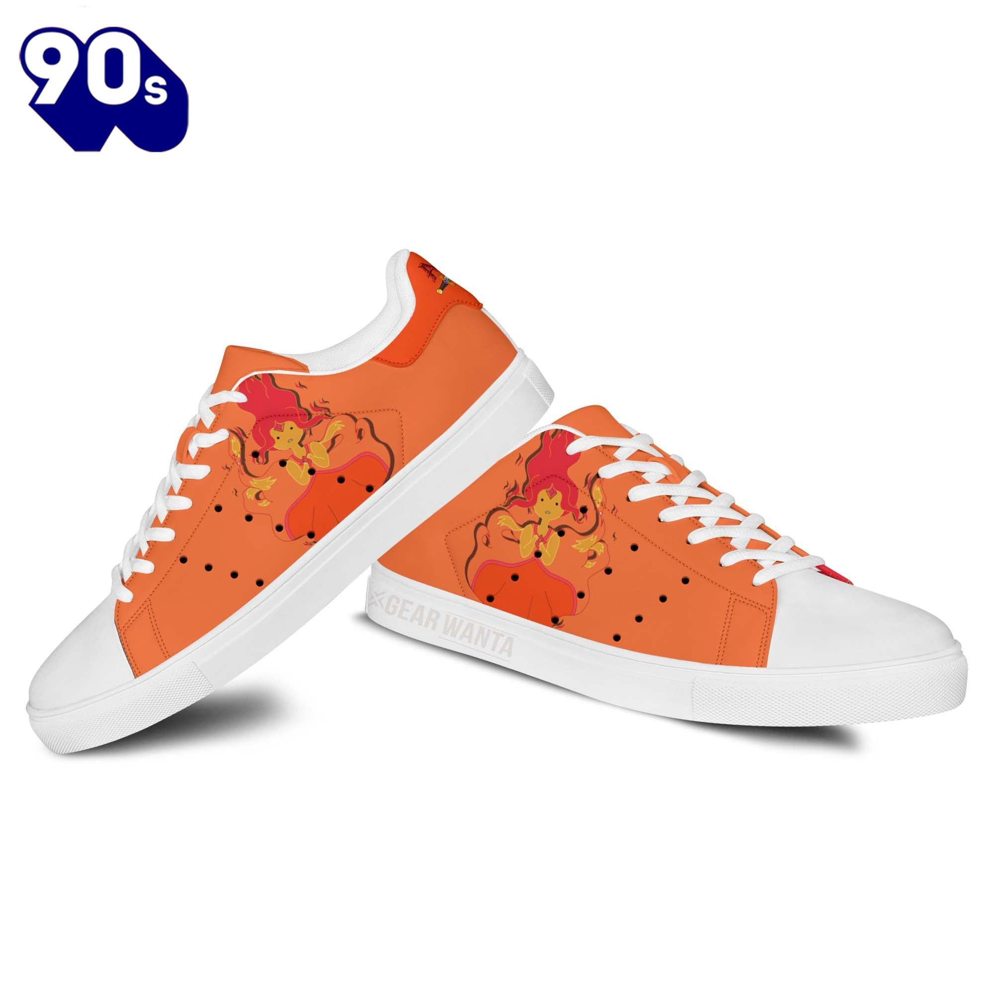 Adventure Time Fire Princess Stan Smith Shoes Gift For Your Kid Adventure Time Fire Princess Stan Smith Shoes Gift For Your Kid