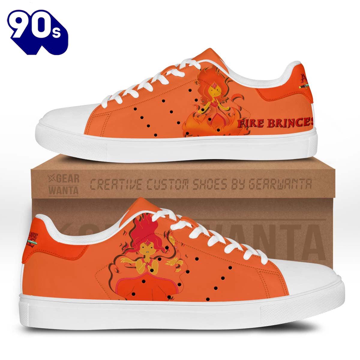 Adventure Time Fire Princess Stan Smith Shoes Gift For Your Kid Adventure Time Fire Princess Stan Smith Shoes Gift For Your Kid