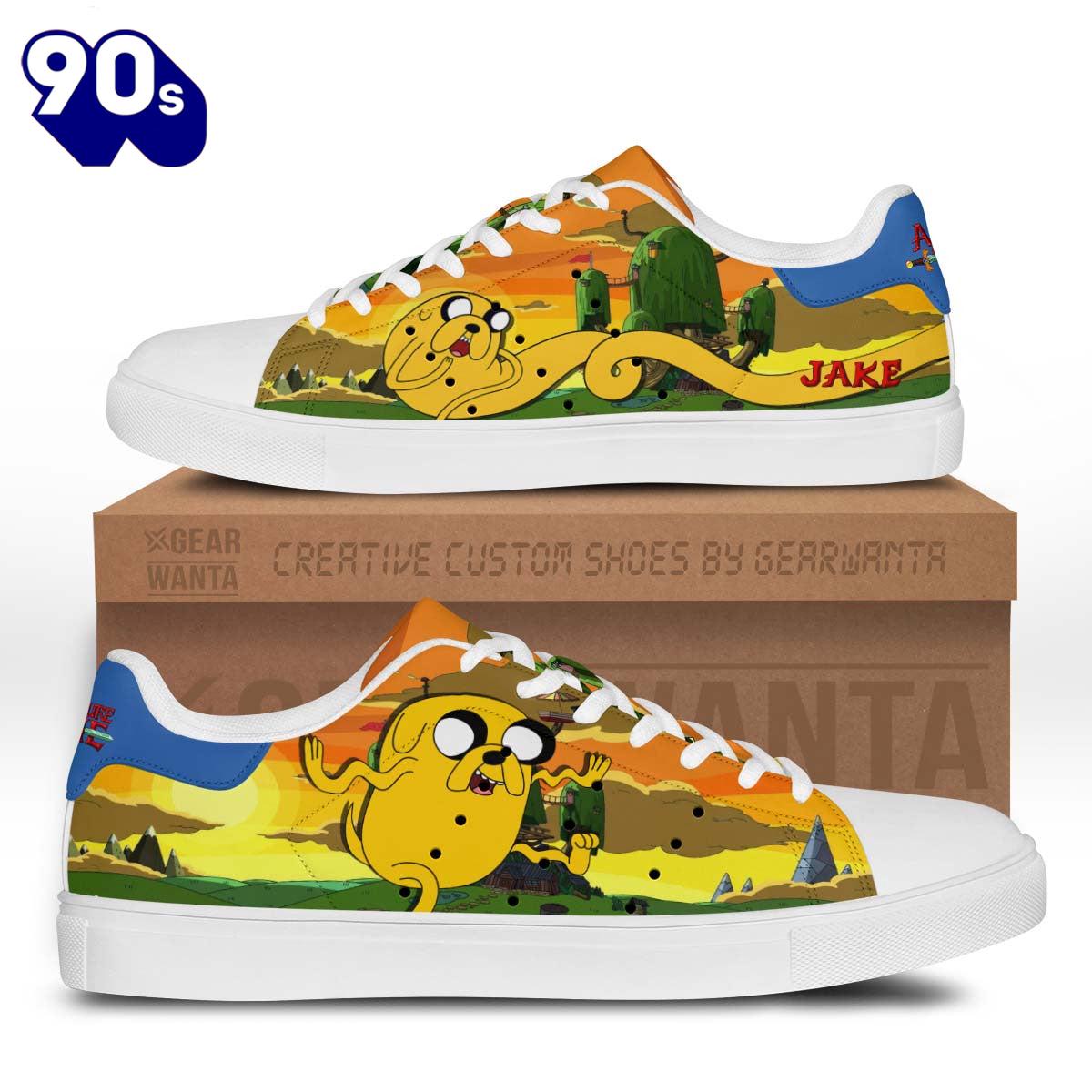 Adventure Time Jake Stan Smith Shoes Gift For Your Kid Adventure Time Jake Stan Smith Shoes Gift For Your Kid