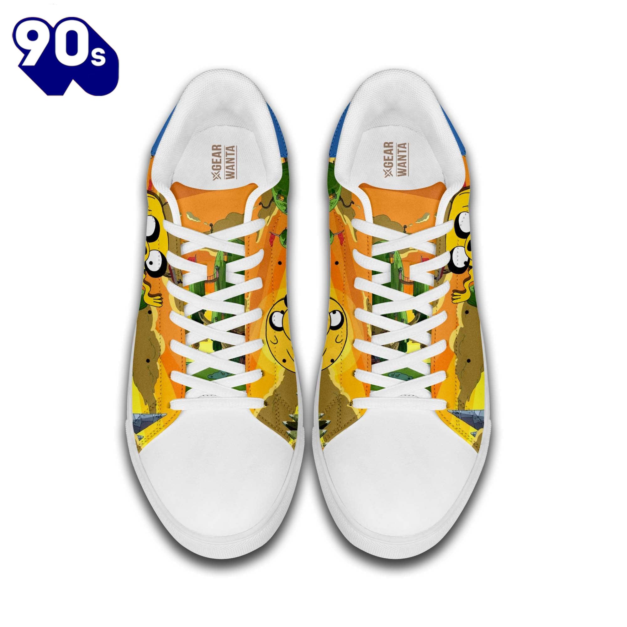 Adventure Time Jake Stan Smith Shoes Gift For Your Kid Adventure Time Jake Stan Smith Shoes Gift For Your Kid