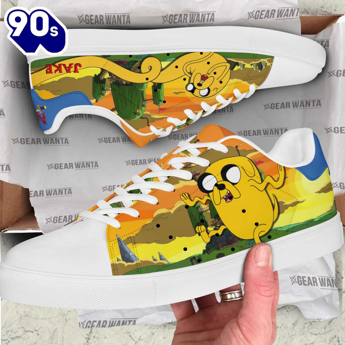Adventure Time Jake Stan Smith Shoes Gift For Your Kid Adventure Time Jake Stan Smith Shoes Gift For Your Kid