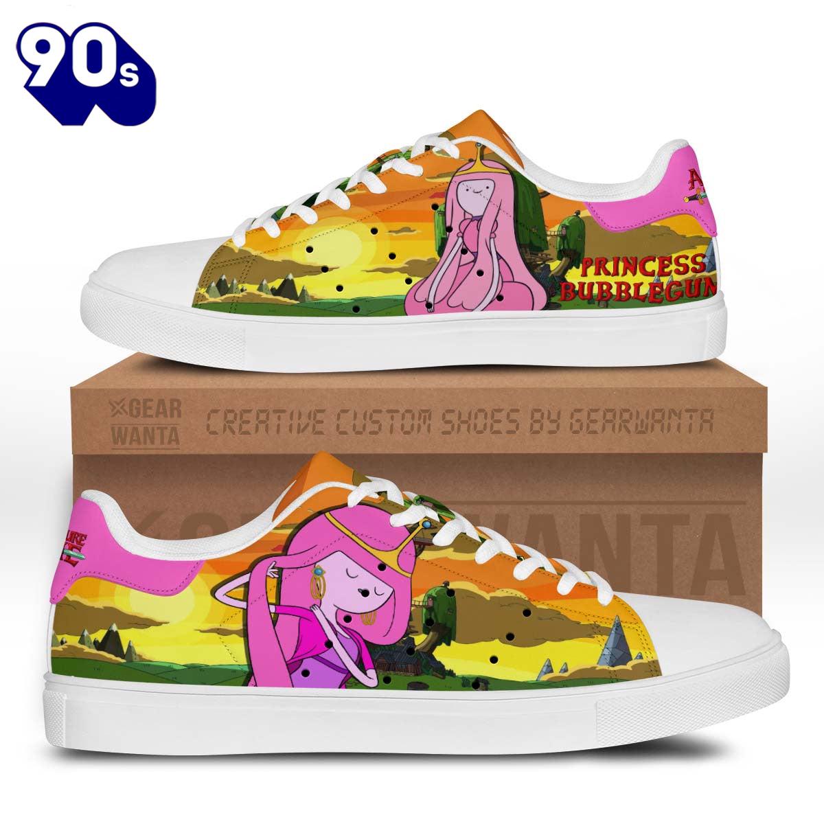 Adventure Time Princess Bubblegum Stan Smith Shoes Gift For Your Kid Adventure Time Princess Bubblegum Stan Smith Shoes Gift For Your Kid