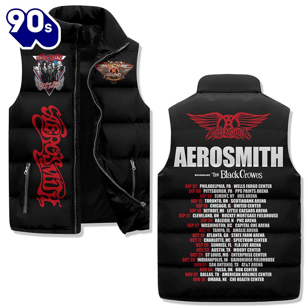 Aerosmith 2D Sleeveless Jacket Christmas For Fans - Music Sleeveless Down Jacket Aerosmith 2D Sleeveless Jacket Christmas For Fans - Music Sleeveless Down Jacket