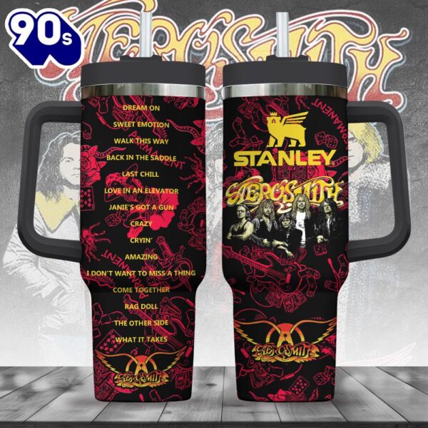 Aerosmith 40oz Stanley Tumbler