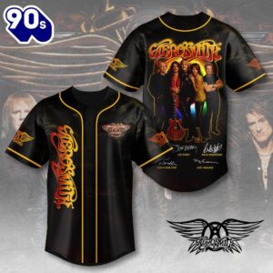 Aerosmith Baseball Jersey Gift For…