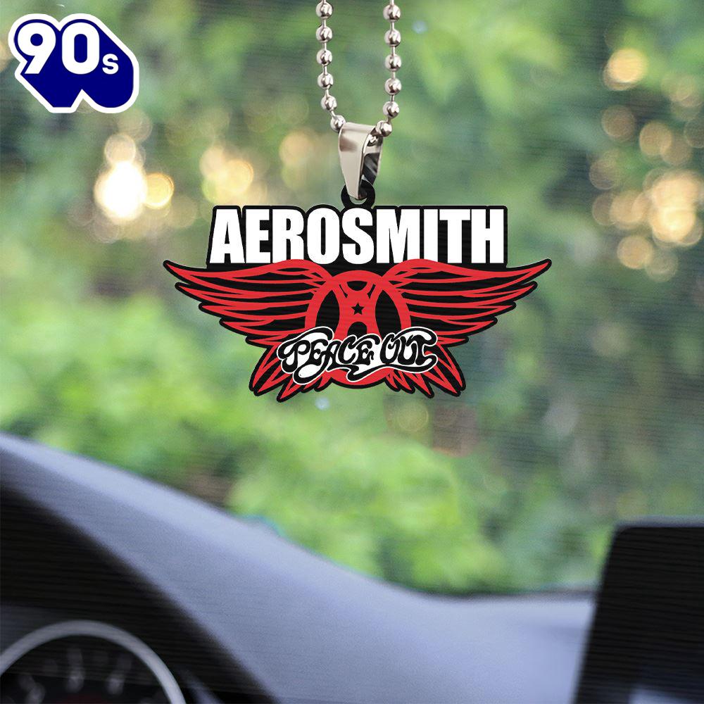 Aerosmith Custom shape 1-sided Acrylic Car Ornament Gift For Xmas Christmas Day Aerosmith Custom shape 1-sided Acrylic Car Ornament Gift For Xmas Christmas Day