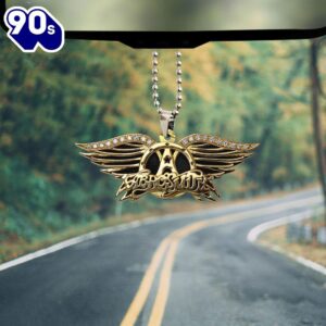 Aerosmith Custom Shape 2-sided Acrylic Car Ornament Gift For Xmas Christmas Day Aerosmith Custom Shape 2-sided Acrylic Car Ornament Gift For Xmas Christmas Day