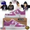 Aespa x BAPE Signed 2026 Limited Edition Pink Air Force 1 Shoes