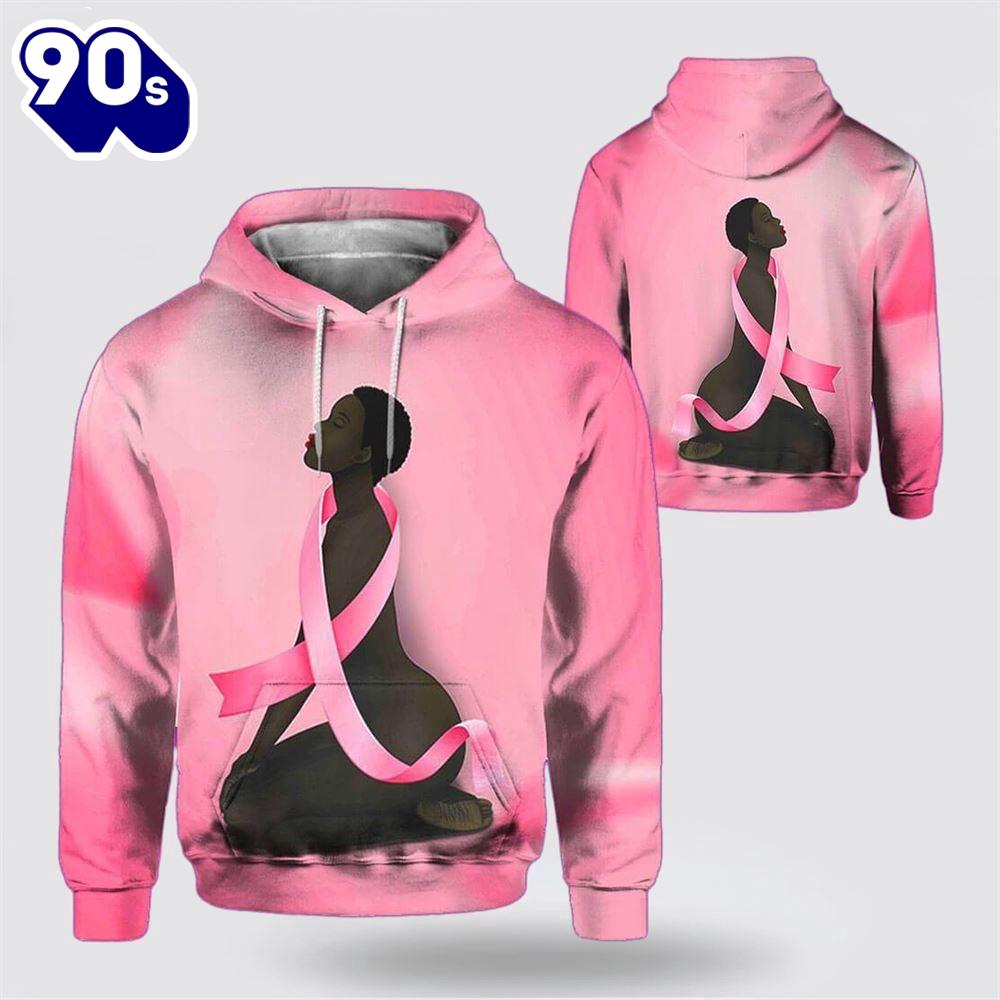 African American Women Fight Breast Cancer Pink Hoodie African American Women Fight Breast Cancer Pink Hoodie