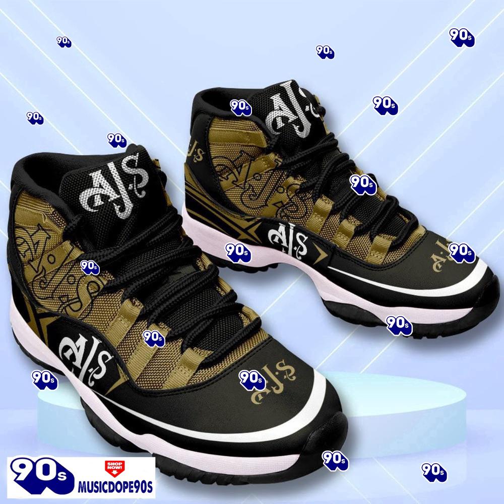 AJS Motorcycles Custom Name Air Jordan 11 Sneakers Vintage Shoes AJS Motorcycles Custom Name Air Jordan 11 Sneakers Vintage Shoes