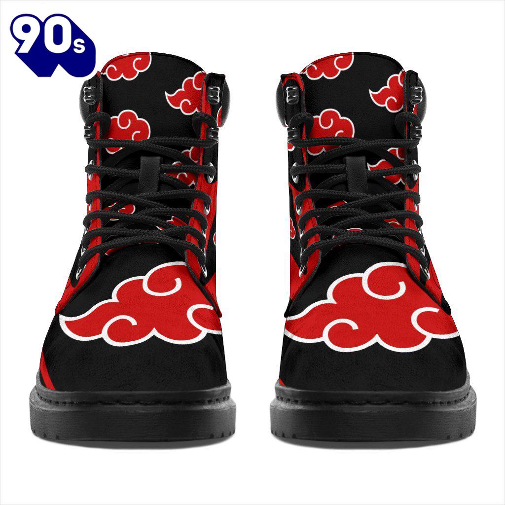 Akatsuki Boot Shoes Custom For NRT Anime Fan Akatsuki Boot Shoes Custom For NRT Anime Fan