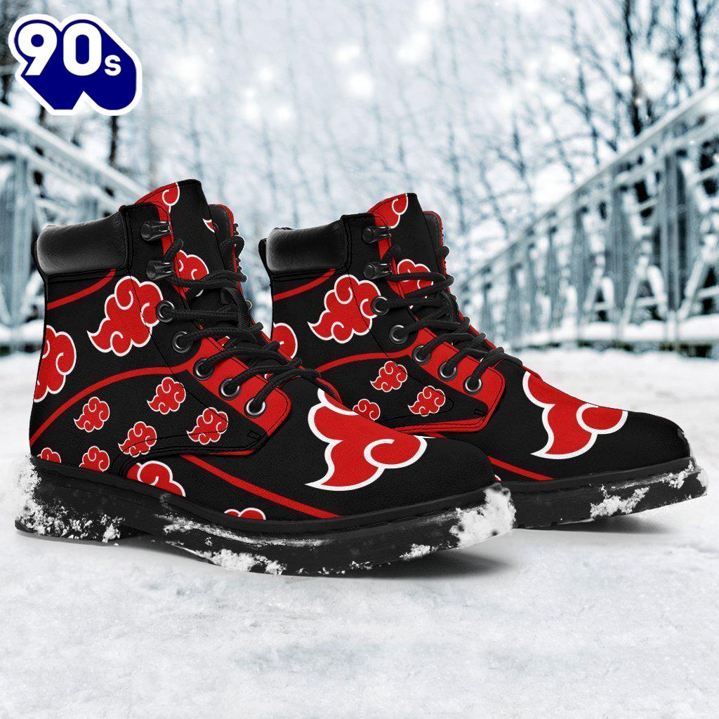 Akatsuki Boot Shoes Custom For NRT Anime Fan Akatsuki Boot Shoes Custom For NRT Anime Fan