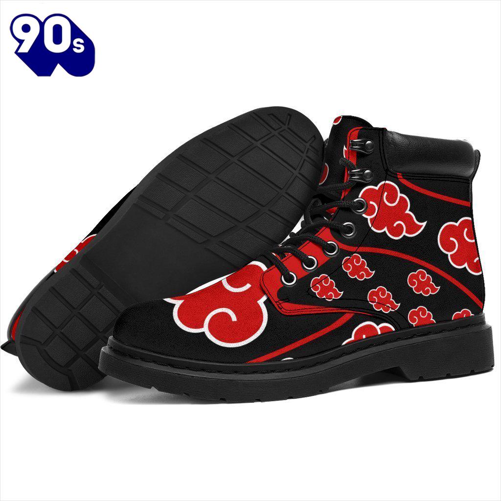 Akatsuki Boot Shoes Custom For NRT Anime Fan Akatsuki Boot Shoes Custom For NRT Anime Fan