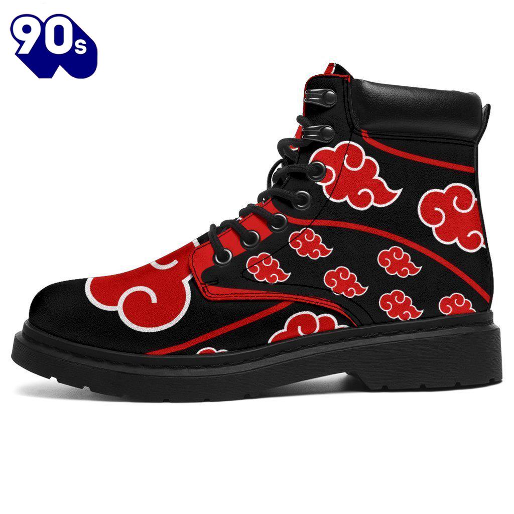Akatsuki Boot Shoes Custom For NRT Anime Fan Akatsuki Boot Shoes Custom For NRT Anime Fan