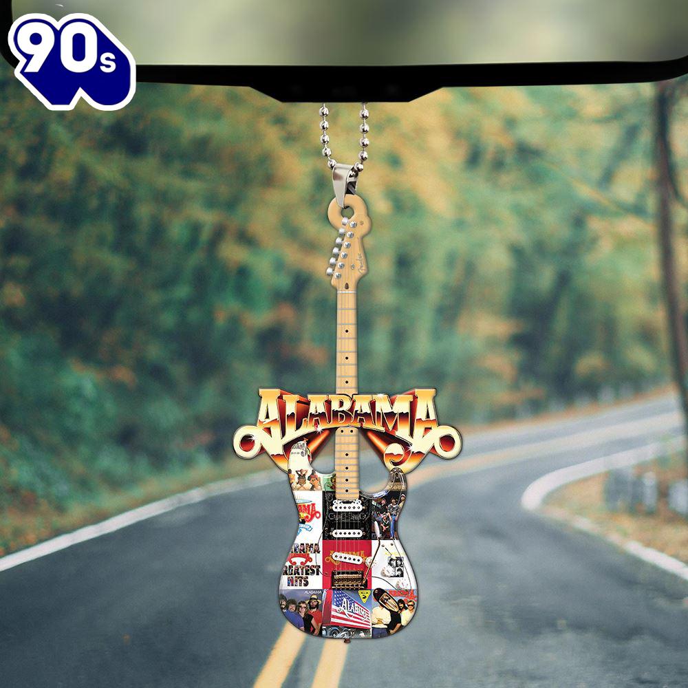 Alabama Band Custom Shape 1-sided Acrylic Car Ornament  Christmas Day Alabama Band Custom Shape 1-sided Acrylic Car Ornament  Christmas Day