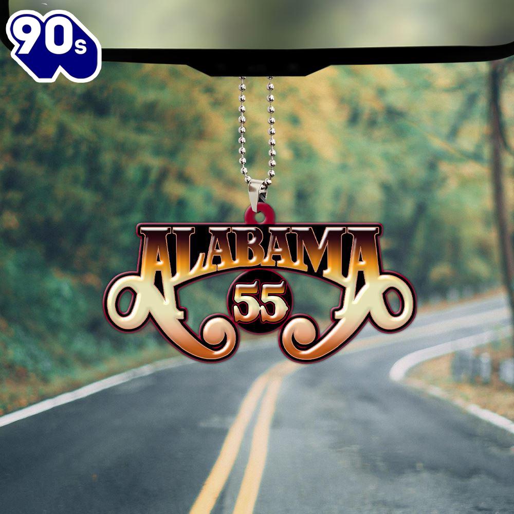 Alabama Band Custom Shape 2-sided Acrylic Car Ornament  Christmas Day Alabama Band Custom Shape 2-sided Acrylic Car Ornament  Christmas Day