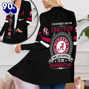 Alabama Crimson Tide Football Women’s Patch Pocket Cardigan Gift Christmas