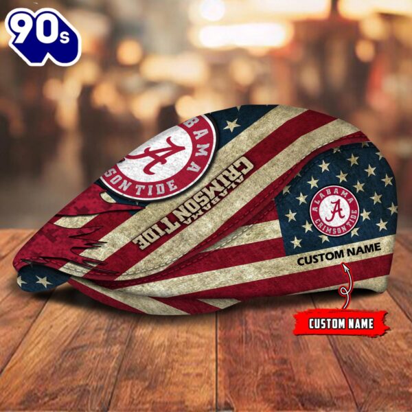 Alabama Crimson Tide Jeff Cap Custom Your Name  Gift For Fans