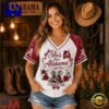 Alabama Crimson Tide NCAA Bow and Floral Team Spirit V Neck T Shirt, Trending NCAA V Neck