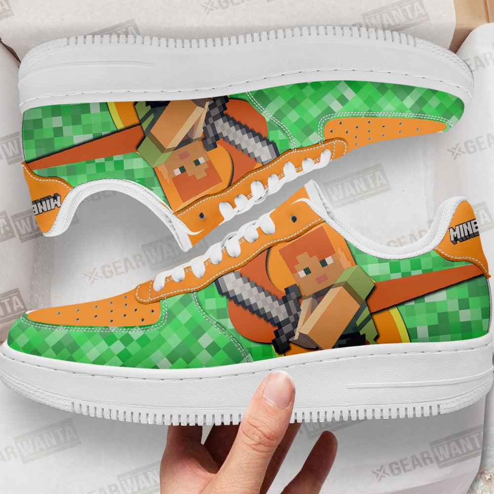 Alex Minecraft Custom Air Sneakers Alex Minecraft Custom Air Sneakers