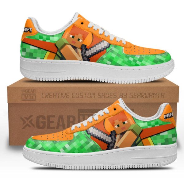 Alex Minecraft Custom Air Sneakers