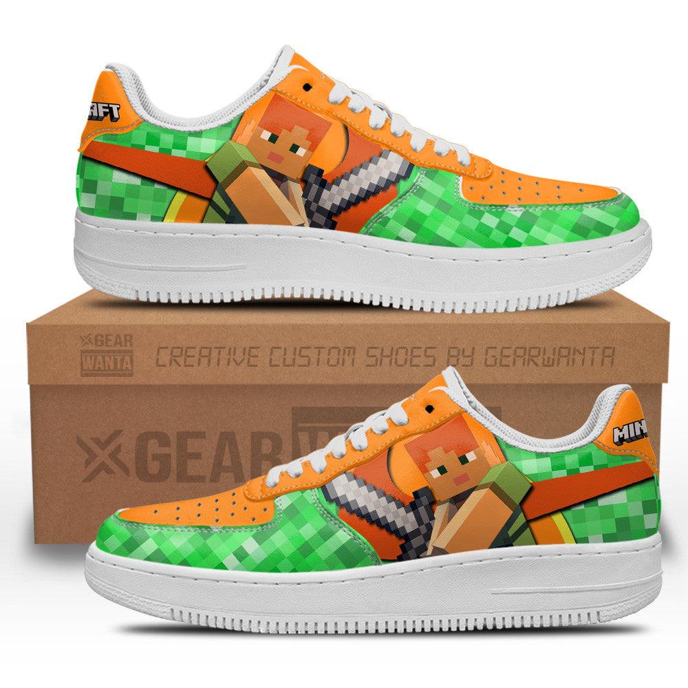 Alex Minecraft Custom Air Sneakers Alex Minecraft Custom Air Sneakers