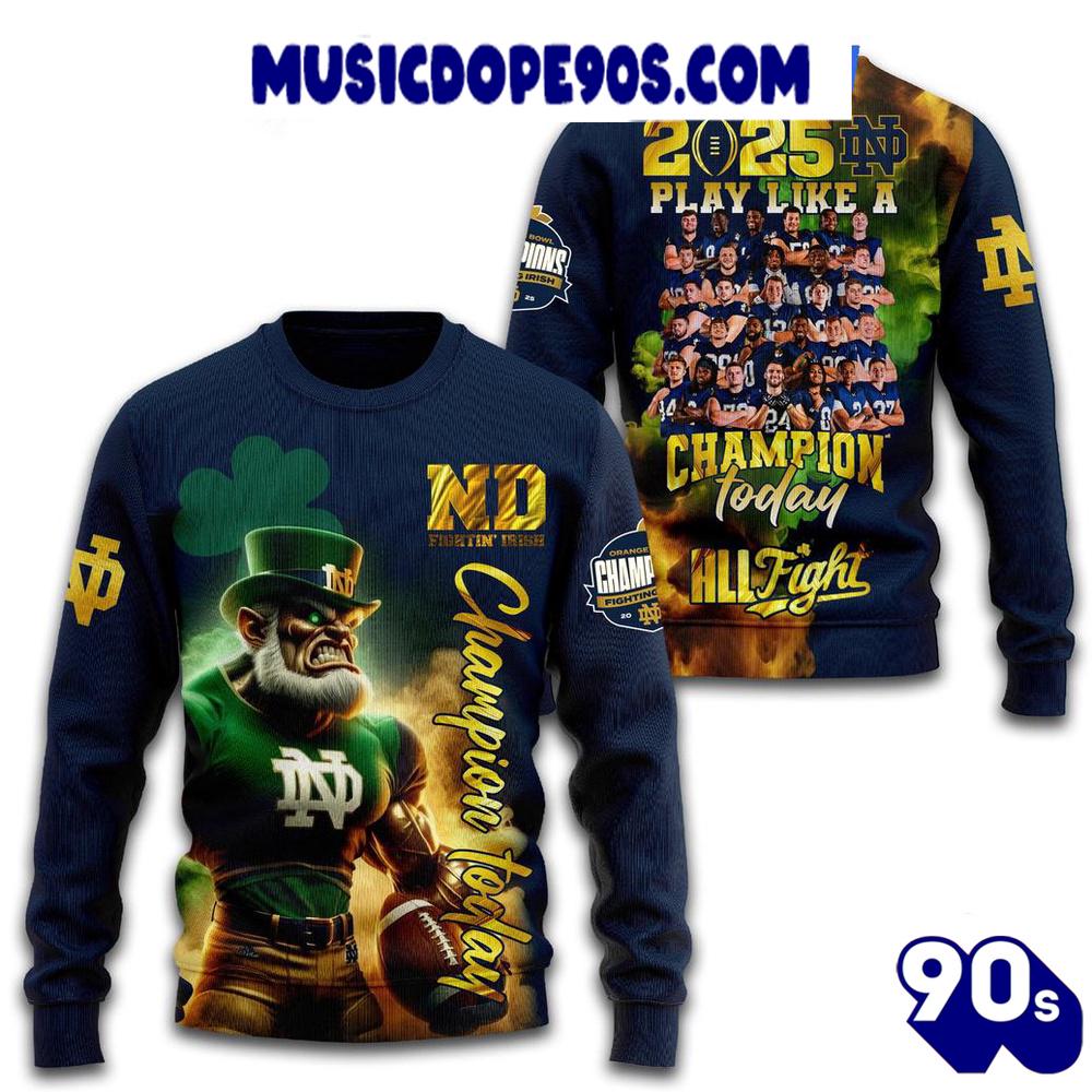 All Fight 2025 Play Like A Champion To Day Notre Dame Fighting Irish Fans T-Shirt Sweatshirt Hoodie All Fight 2025 Play Like A Champion To Day Notre Dame Fighting Irish Fans T-Shirt Sweatshirt Hoodie