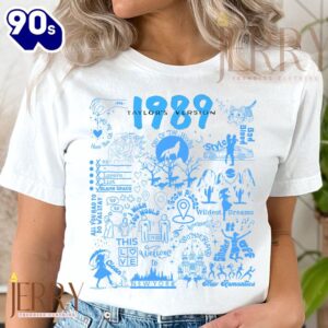 All Music Song Album 1989 Taylors Version T Shirt